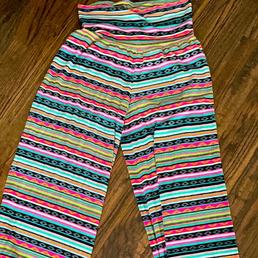 Serape stretchy pants